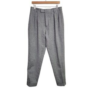 OCTOBRE-EDITIONS Moon mill textiles Linen cotton wool Trousers Houndstooth 42